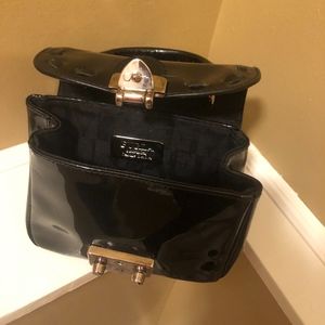 Furla Black Patent Leather Handbag